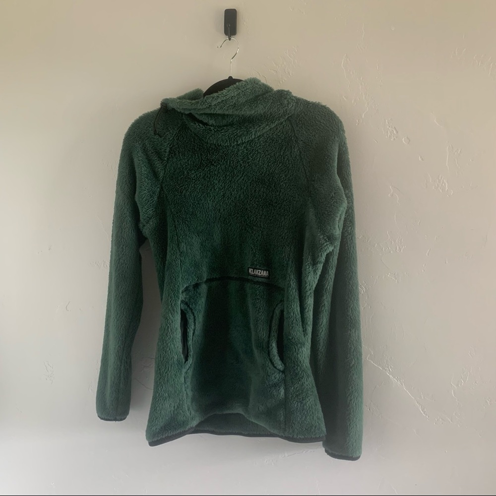 Melanzana High Loft Hoodie in Pine